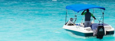 Boat at Turks and Caicos Islands
