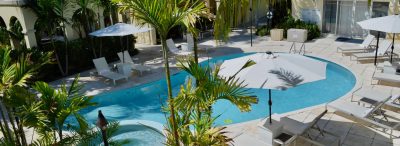 Bungalows at Windsong on the Reef pool